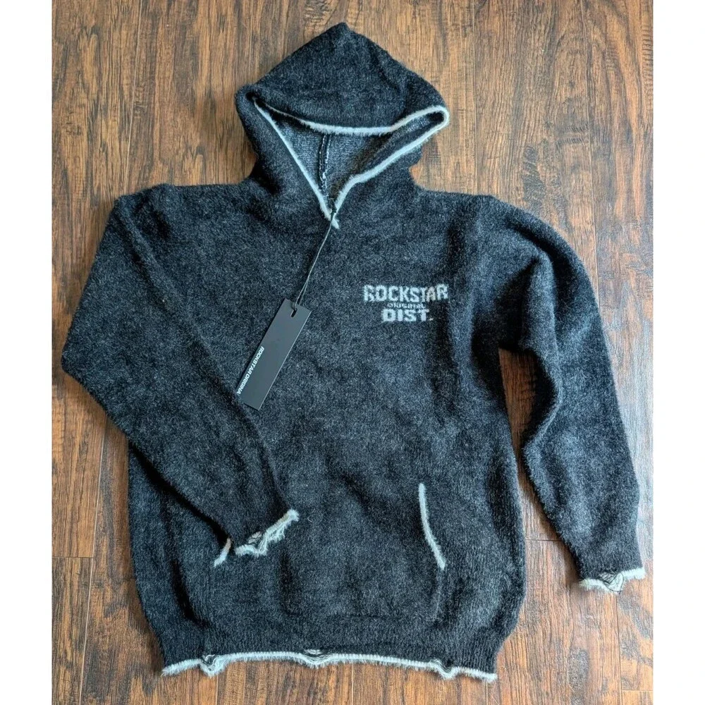 Rockstar Original Lake Mohair Knit Track Suit Set, Hoodie & Pants, Boys 14, NEW